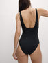 Marks & Spencer "V-Neck Deep Plunge Swimsuit"